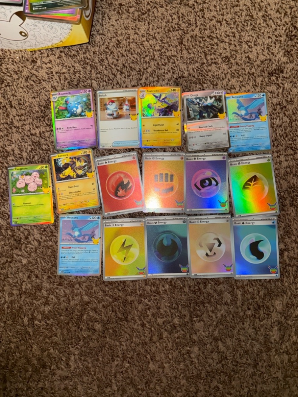 Pokemon 30th Celebration Card Bulk Lot of 16